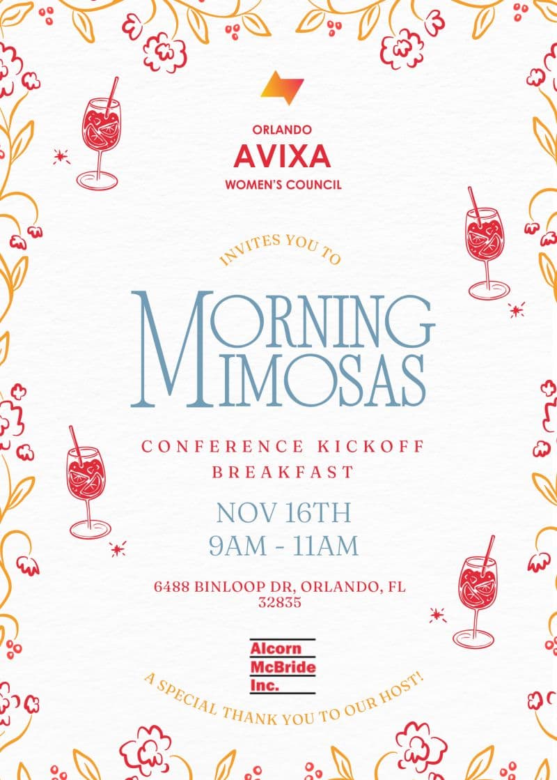 Morning Mimosas—hosted by the Orlando AVIXA Women’s Council