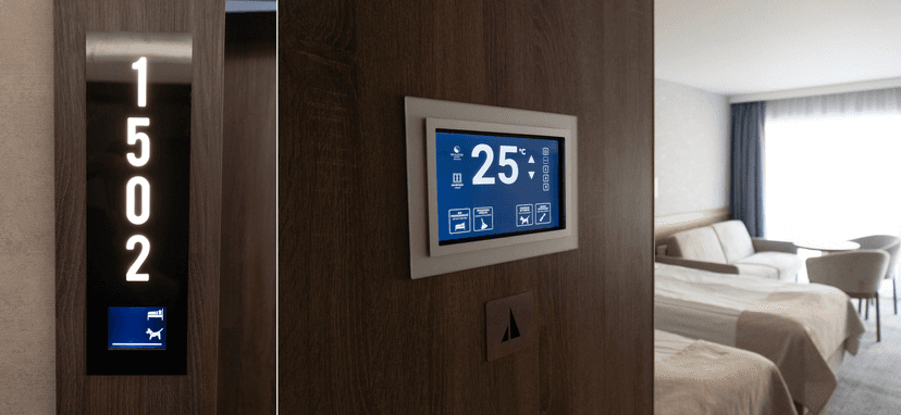 ProDVX control panels support room and AV control at Hotel Senator