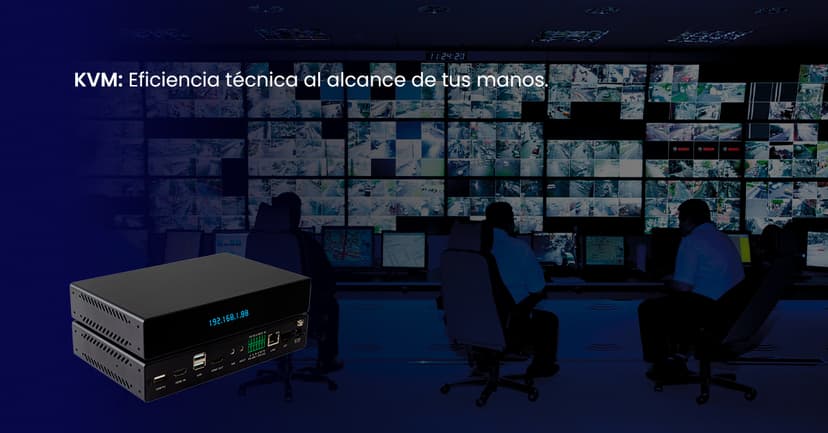 Los Sistemas KVM Transforman la Productividad en Centros de Control