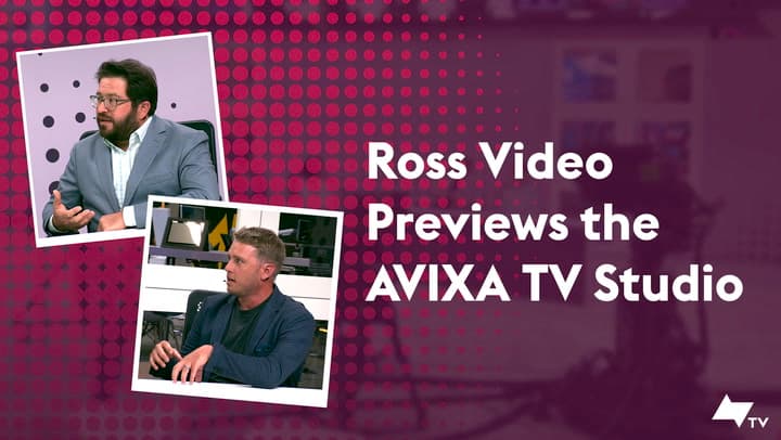 Ross Video Previews the AVIXA TV Studio